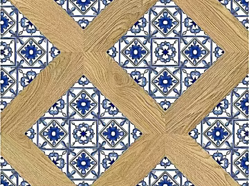 Modern blue and white porcelain small tile art brick texture (ID:ffach064790)