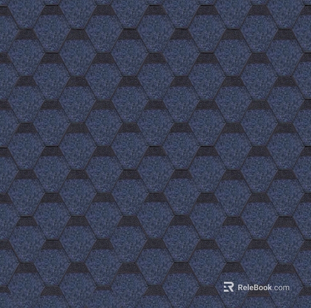 Dark blue ceramic mosaic kitchen wall texture