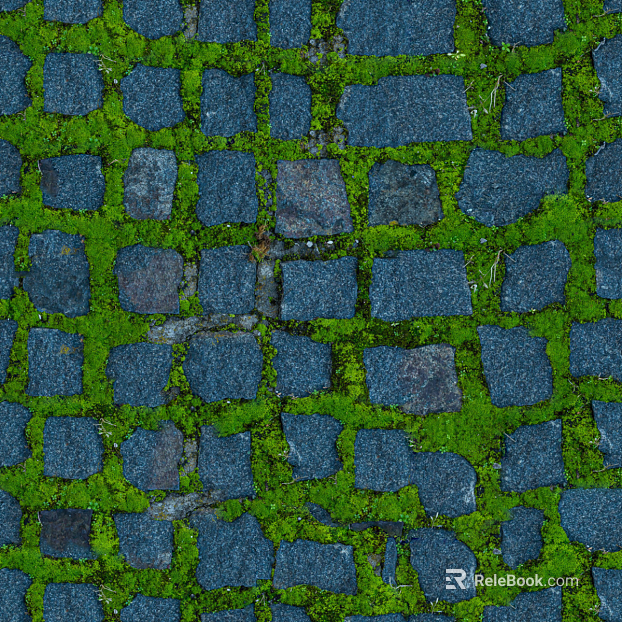 Outdoor ground grass planting brick lawn brick permeable brick parking space paving texture