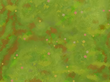Oil painting style green flower pattern background cloth texture (ID:ffaeh190384)