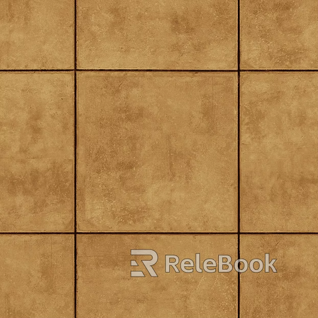 Antique brick retro yellow texture