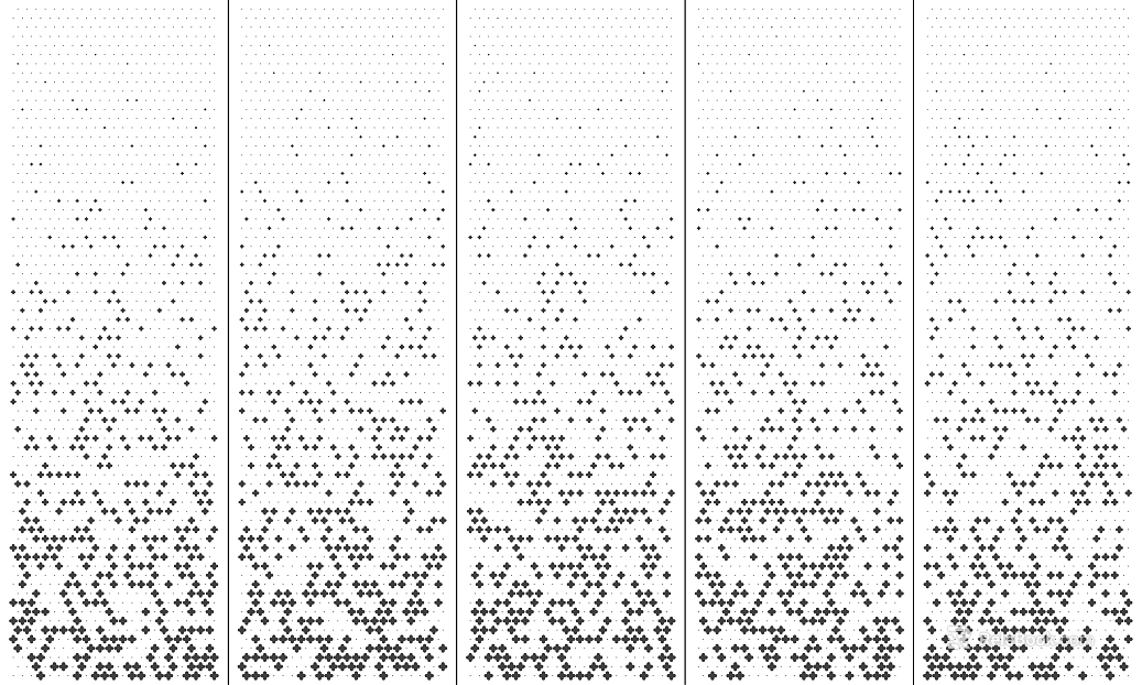 Perforated plate metal texture