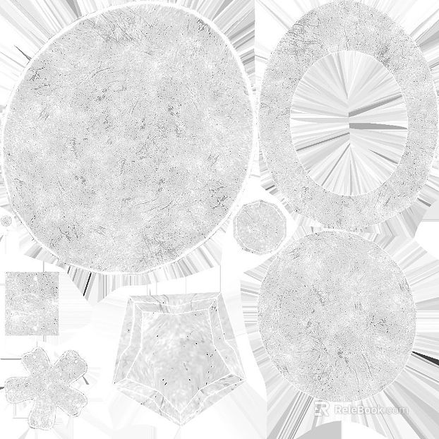 Light gray terrazzo decorative components texture