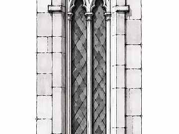 Vintage Gothic Stone Window texture (ID:ffaeh954534)