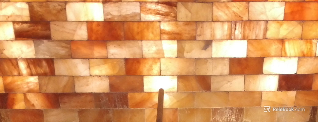 Transparent stone yellow luminous plate texture