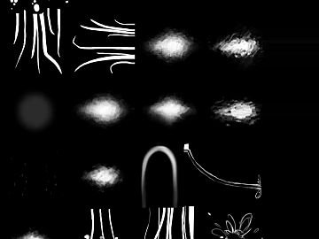 Black and white special effect brush post material texture (ID:ffaeh652846)