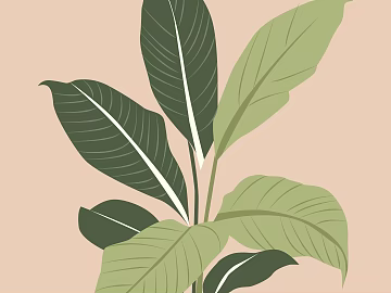 Modern Art Decorative Hanging Painting Small Fresh Decorative Painting texture (ID:ffach058284)