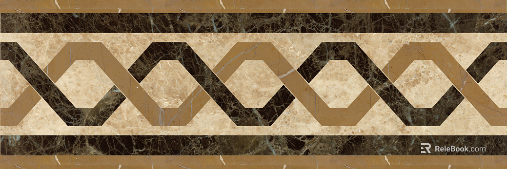 Wall Line Waist Line Country Garden Waveguide Line texture