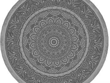 Round carpet texture (ID:ffacg35250)