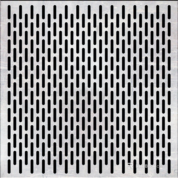 Perforated plate metal texture