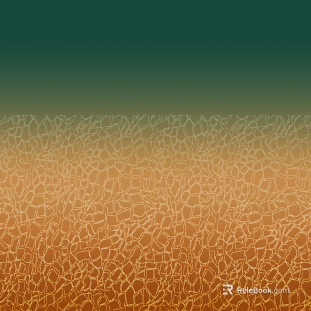 Orange green gradient crack leather texture
