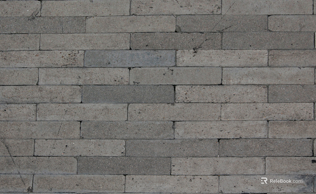 Brick wall gray wall tile texture