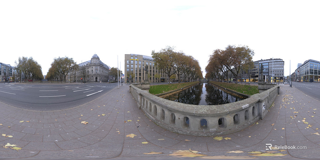 european style city street day hdr texture