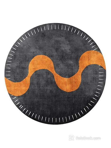 Round carpet texture