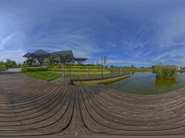 Outdoor waterfront park HDR texture (ID:ffaeh705501)