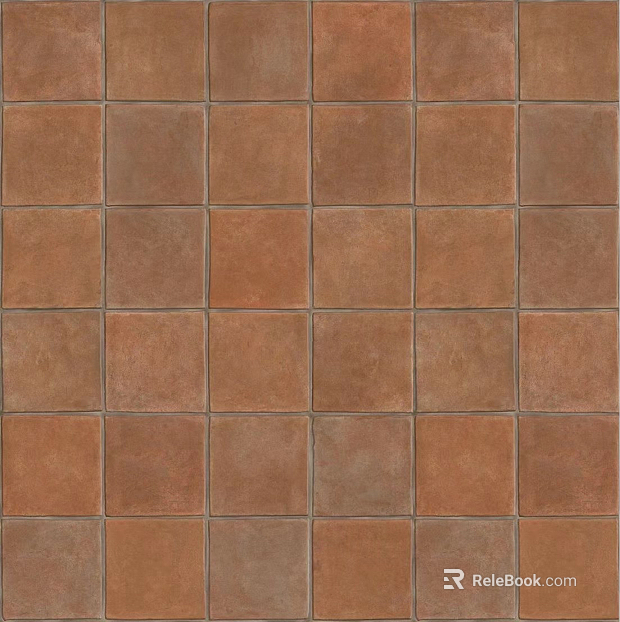 Pottery Red Antique Tile Floor Tile texture