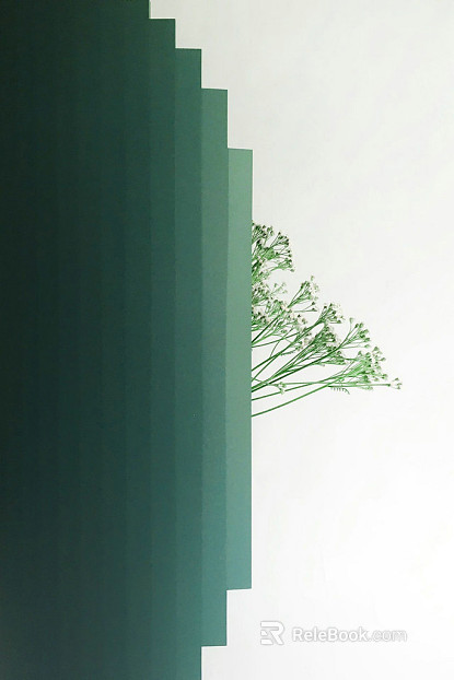 Plant painting texture