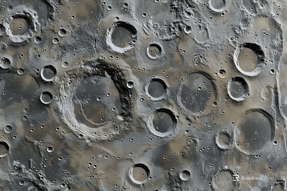 lunar planet surface texture