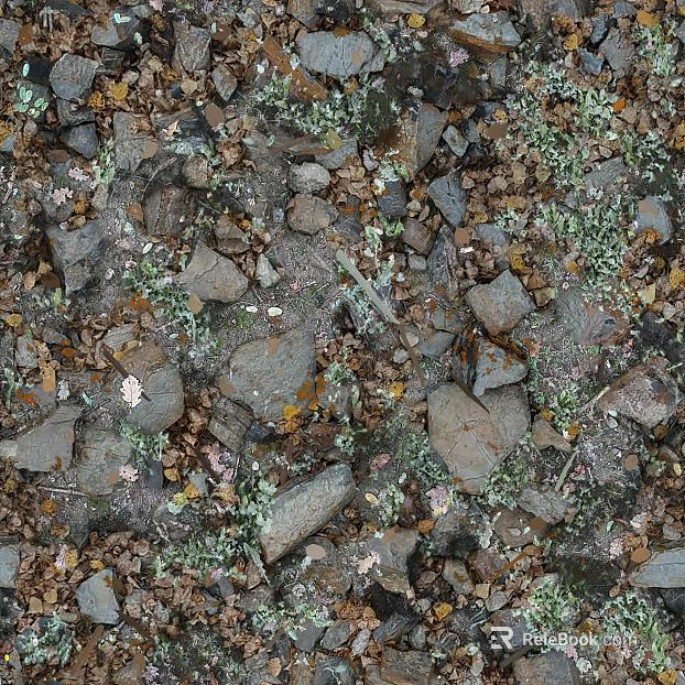 Modern natural gravel ground texture