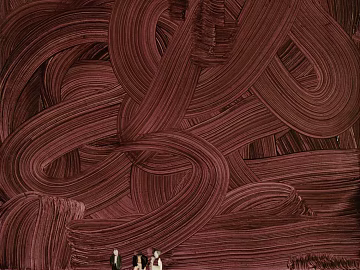 Wine red oil color abstract decorative painting texture (ID:ffaeh746676)
