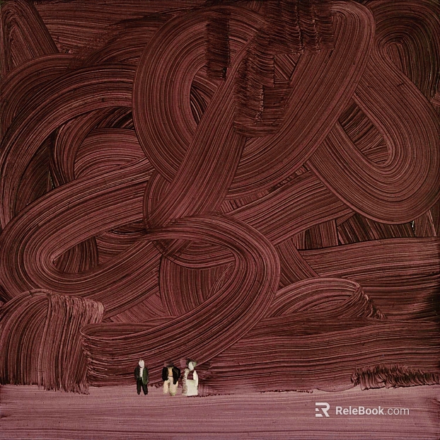 Wine red oil color abstract decorative painting texture
