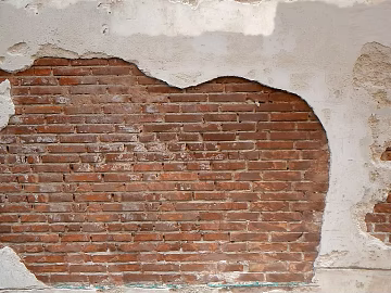 Brick wall Post-war wind red brick cement wall texture (ID:ffajg26349)