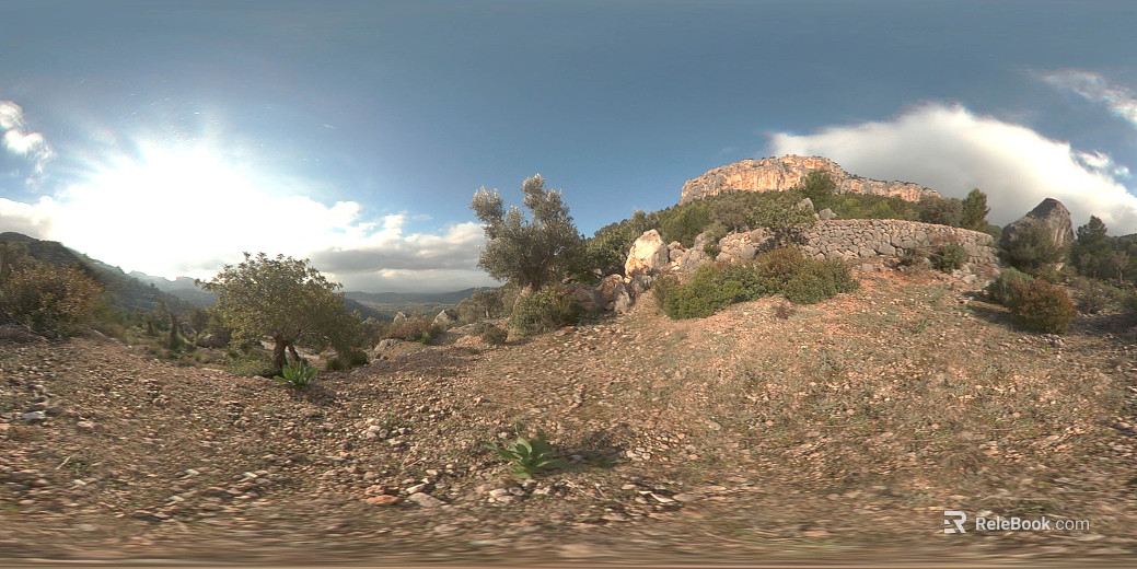 Outdoor Peak Day HDR texture