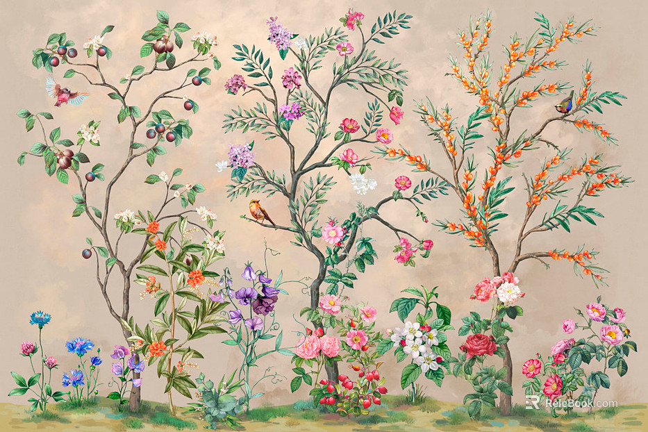 Chinese and Oriental wallpapers texture