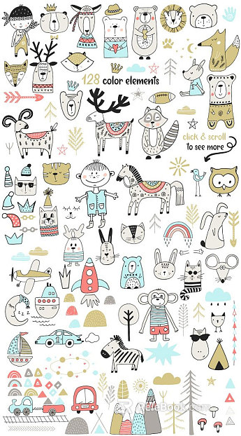 Children's Wallpaper texture