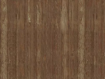 Retro brown dilapidated wood wall decoration 3d model