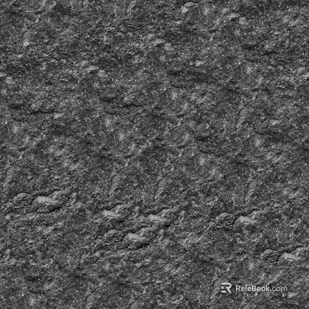 Dark gray rock wall cladding texture