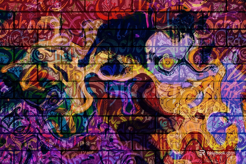 Wall painting texture
