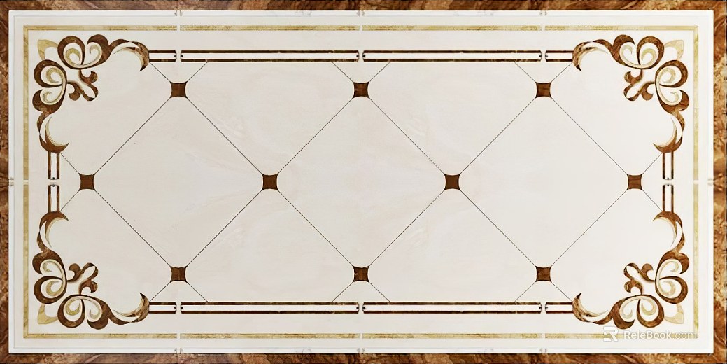 European-style Beige Marble Parquet texture