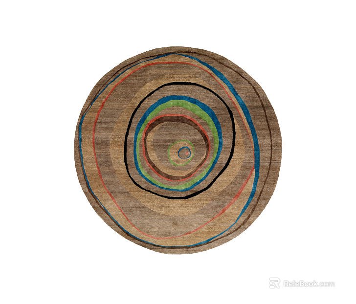 Round carpet texture