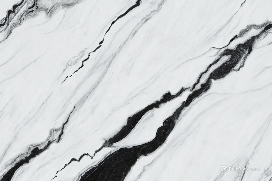 Modern Light Luxury Marble Panda White Marble texture