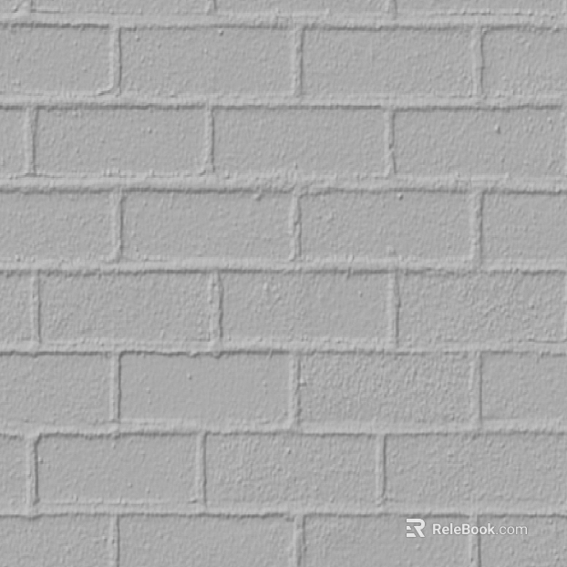 Black and white brick wall texture