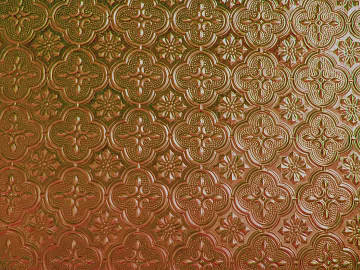 Metal plate with gold-red copper pattern for wall decoration texture (ID:ffaeh986576)