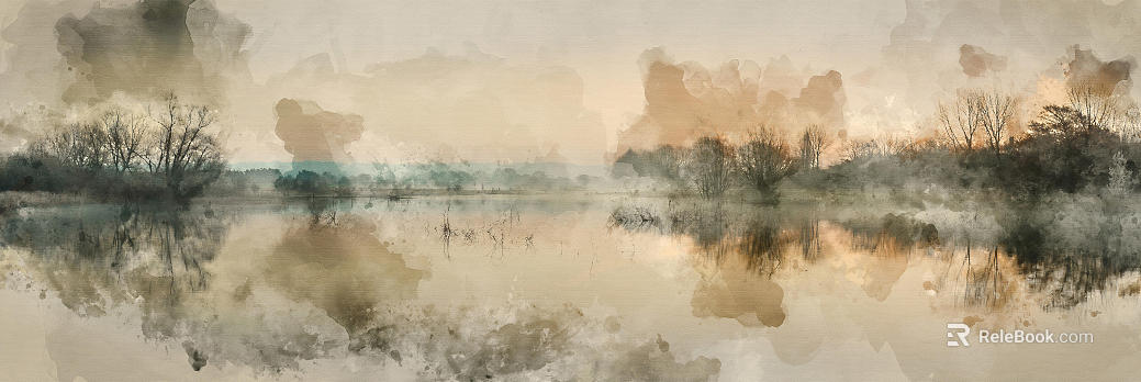 landscape painting texture