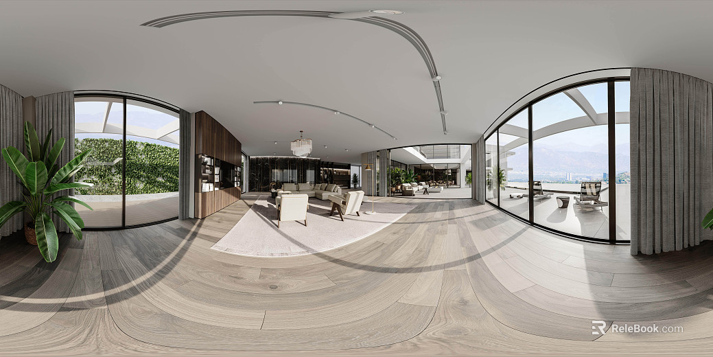 Indoor Home Decoration Living Room Daytime HDR texture