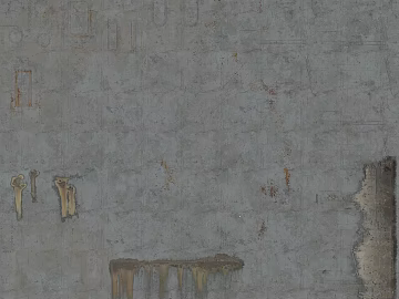 Industrial-style gray cement wall texture (ID:ffaeh178839)