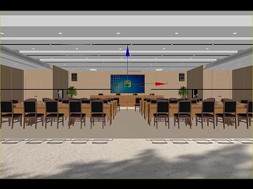 Modern Light Wood Meeting Room Scene texture (ID:ffaeh005336)