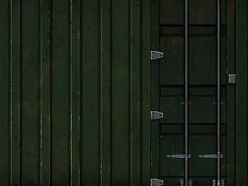 Dark green old metal container texture (ID:ffaeh084596)