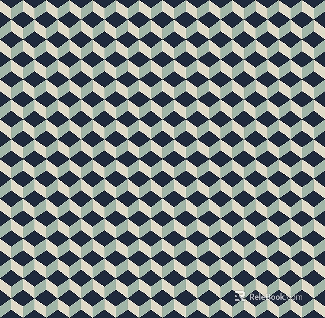 Blue Green Geometric Plaid Wallpaper texture