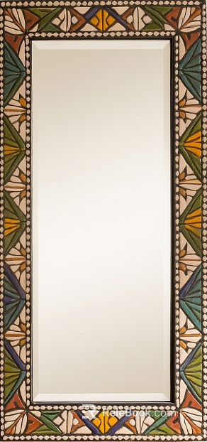 Ethnic style mosaic decorative mirror frame texture