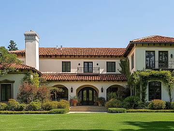 Exterior view of villa area texture (ID:ffach122565)