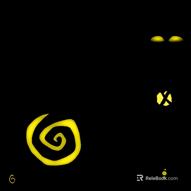 Yellow Magic Rune Decorative Pattern texture