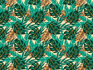 Even grain European palm plantain plant branches and leaves background texture (ID:ffach270606)