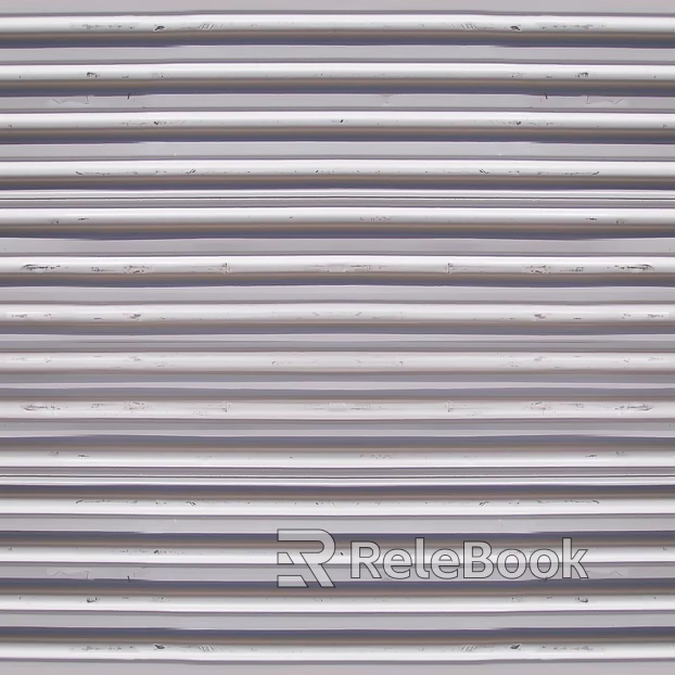Rolling shutter door texture
