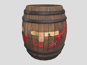 Retro dark brown wooden wine barrel texture (ID:ffaeh010132)