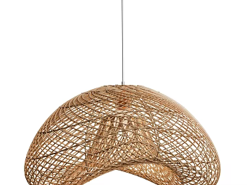 Quiet Wind Original Color Rattan Chandelier Living Room texture (ID:ffaeh849774)